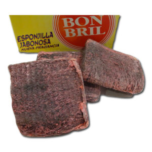 Esponjilla de brillo jabonosa Bonbril cajita x 5 unds