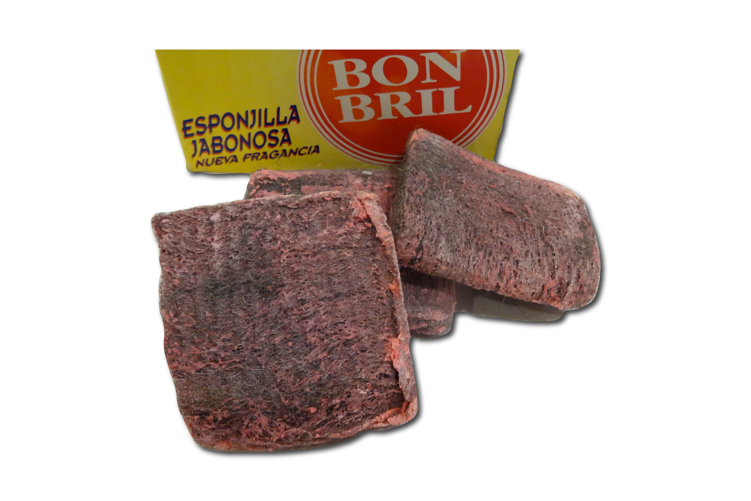 Esponjilla de brillo jabonosa Bonbril cajita x 5 unds